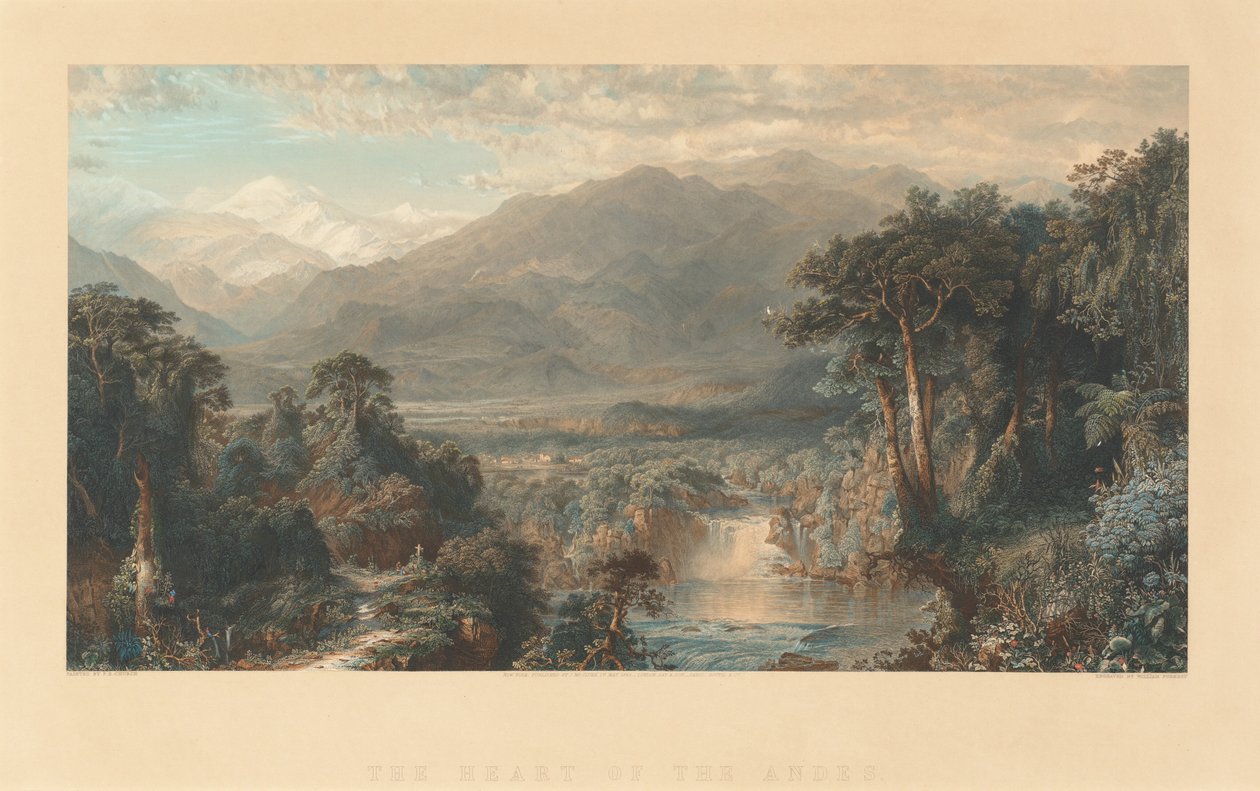 Andernas hjärta av William Forrest, after Frederic Edwin Church