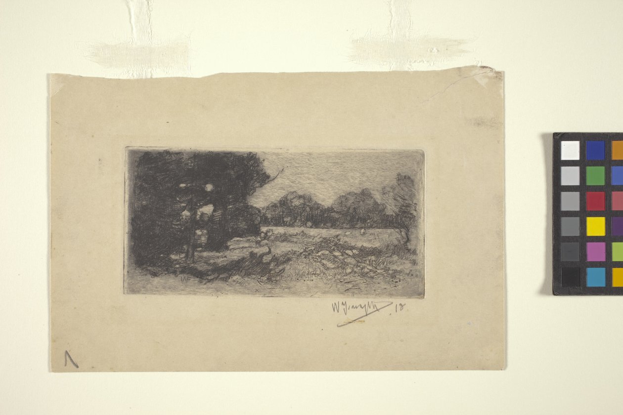 Landskap (etsning) av William Forsyth