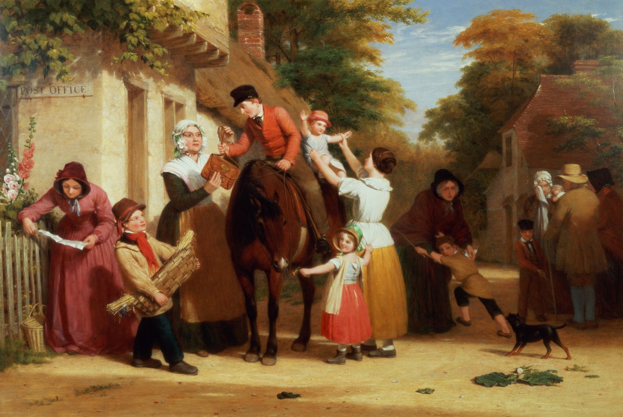 Byns postkontor av William Frederick Witherington