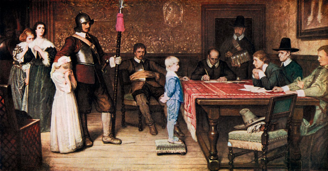 Och när såg du din far senast, 1878, c1920 av William Frederick Yeames