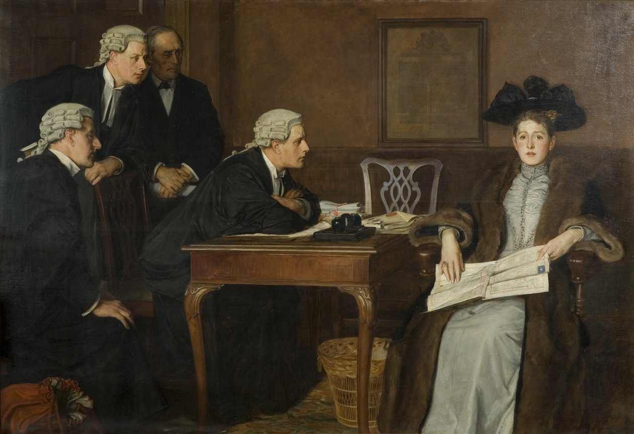Åtalad och ombud av William Frederick Yeames