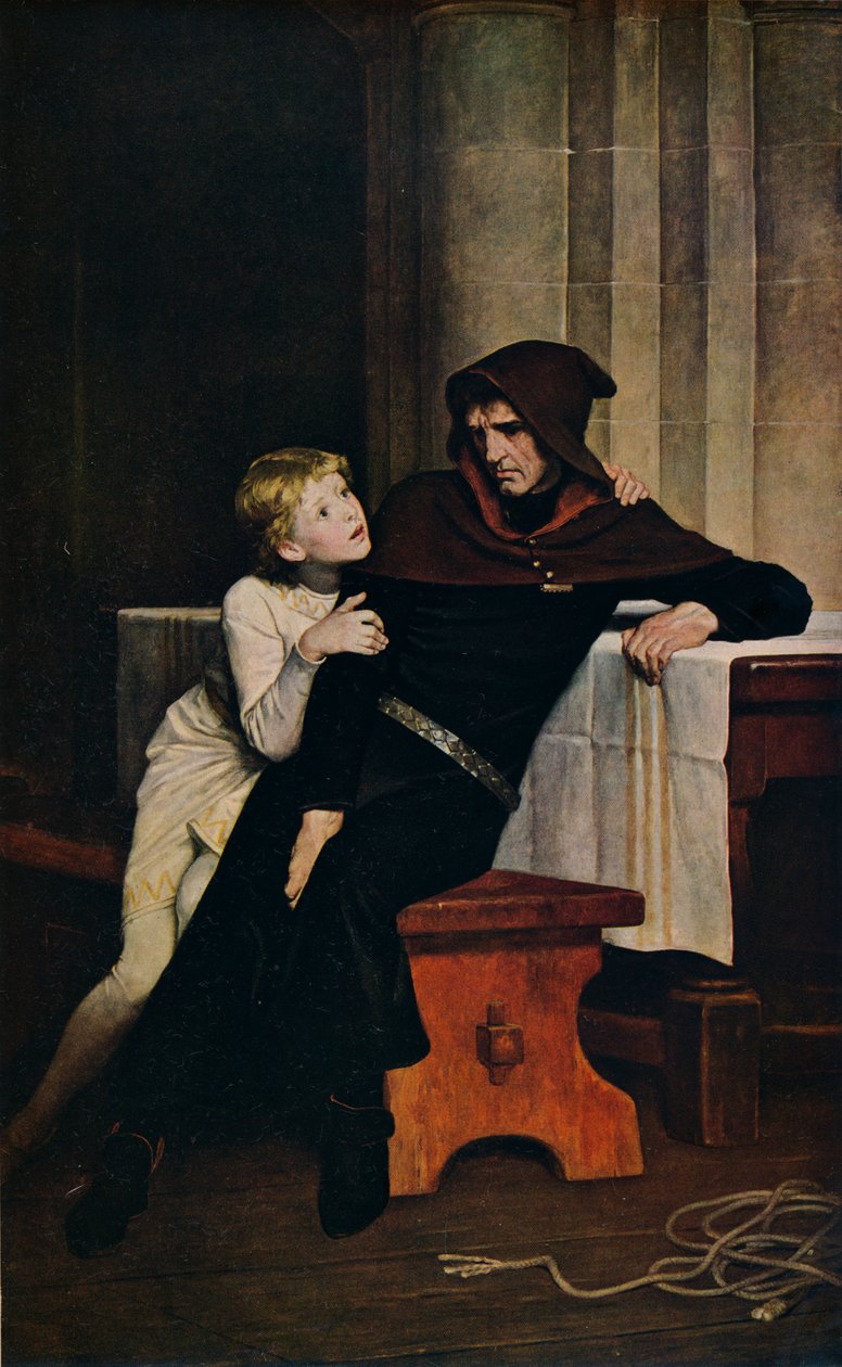Prins Arthur och Hubert, 1882 av William Frederick Yeames