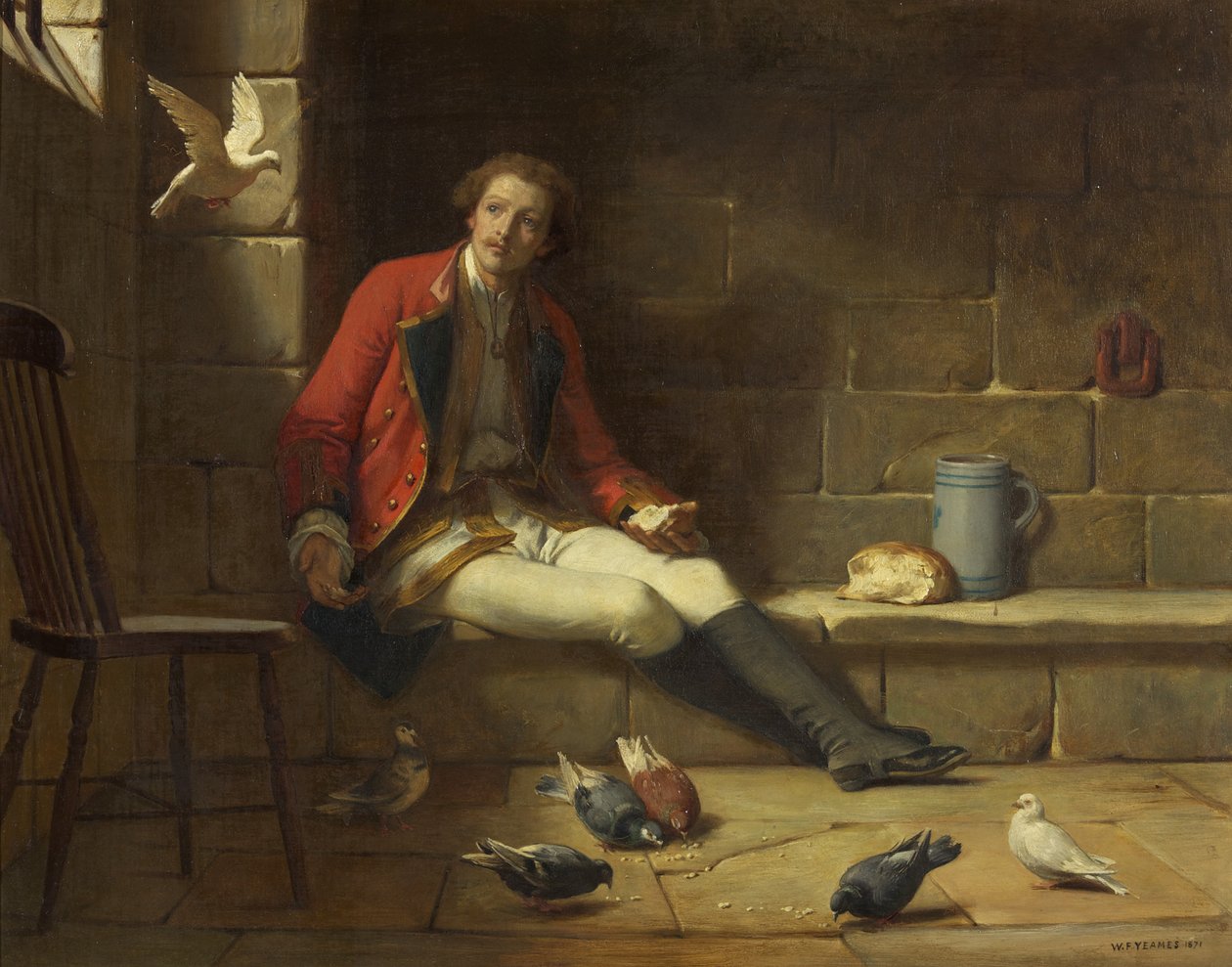 Fången och hans gäster av William Frederick Yeames