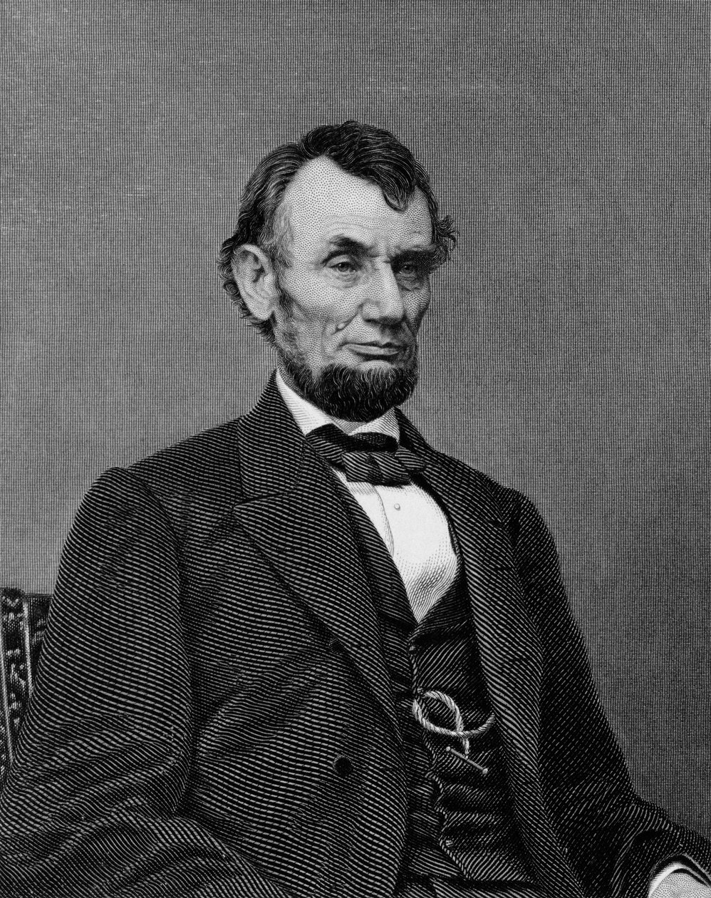 Abraham Lincoln, USA:s 16:e president, 1800-talet av William G Jackman