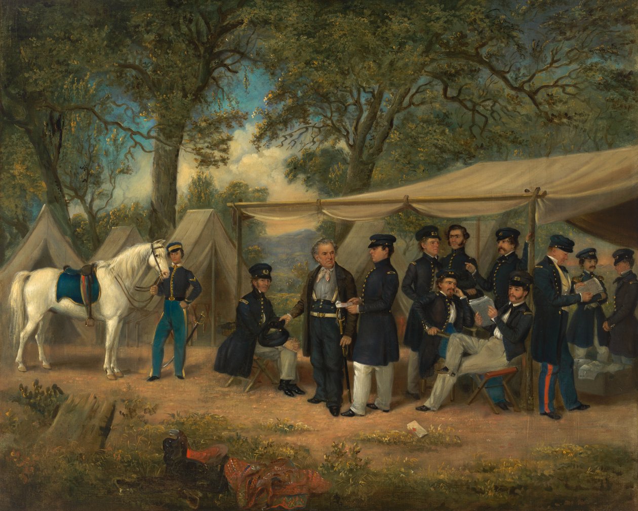Zachary Taylor vid Walnut Springs, 1847. av William Garl Browne