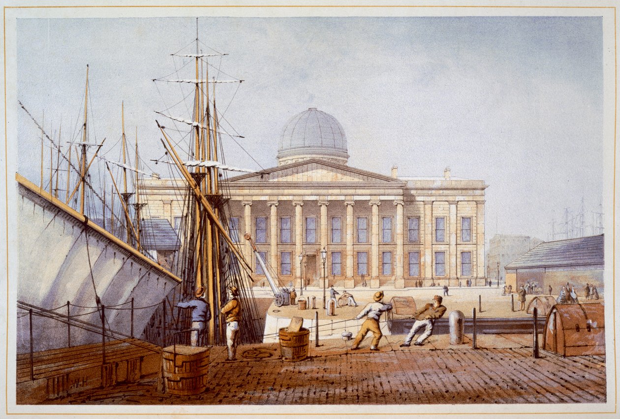 The Customs House and Revenue Building, Liverpool, 1864 av William Gawin Herdman