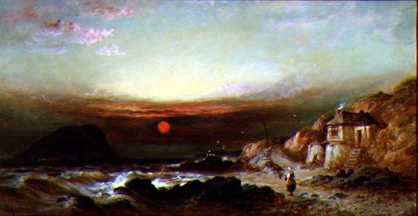 Mewstone Rock från Wembury av William Gibbons