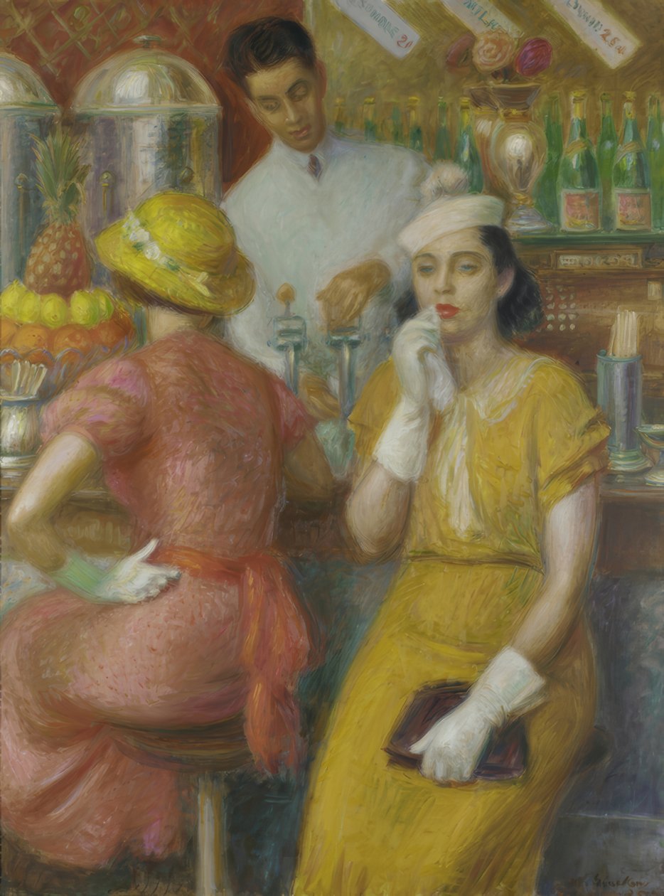 Sodafontänen av William Glackens