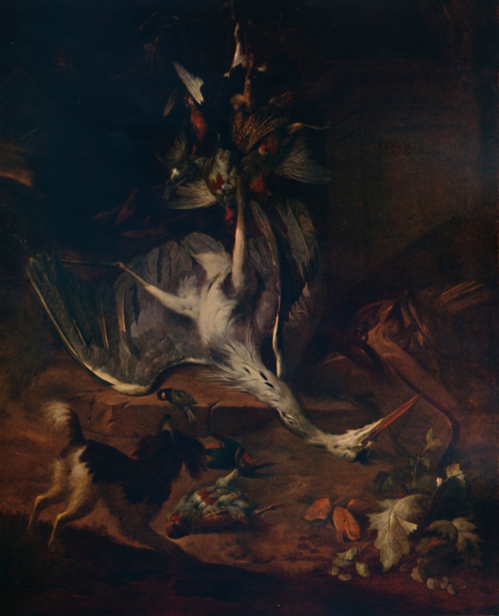 Stilleben och döda spel, c1680, 1935 av William Gowe Ferguson