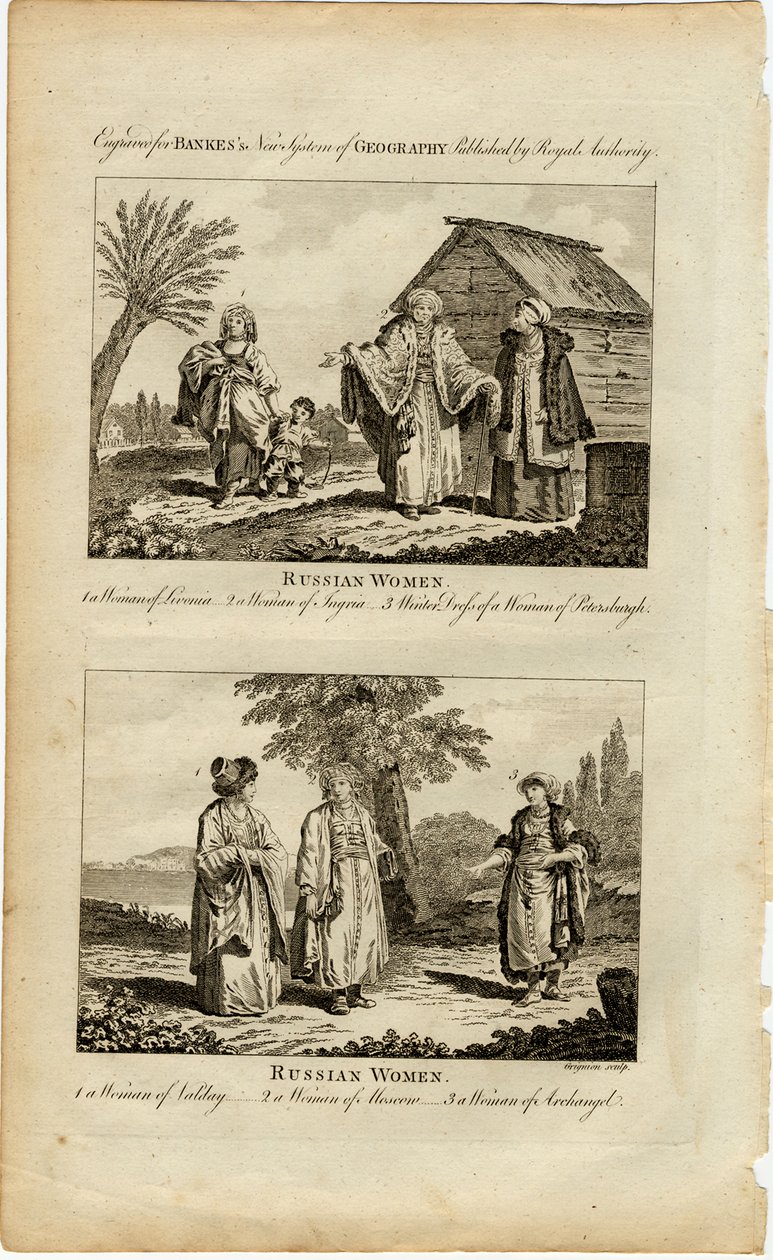 De ryska kvinnornas vanor, ca 1730 av William Grainger