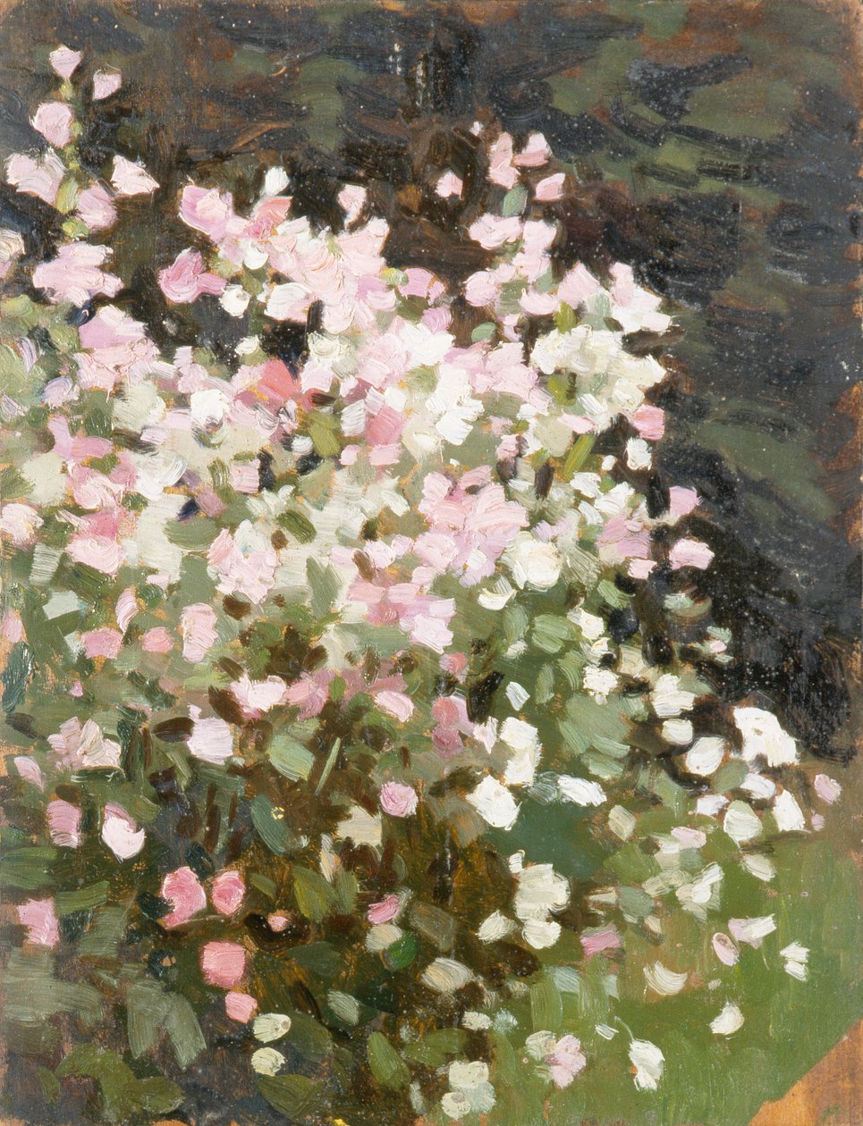 Rosa blommor, ca 1930 (olja på duk) av William Gunning King