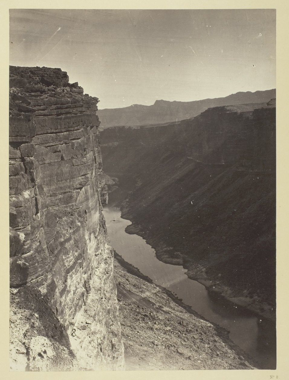 Grand Cañon, Coloradofloden, nära Paria Creek, mot öster av William H. Bell