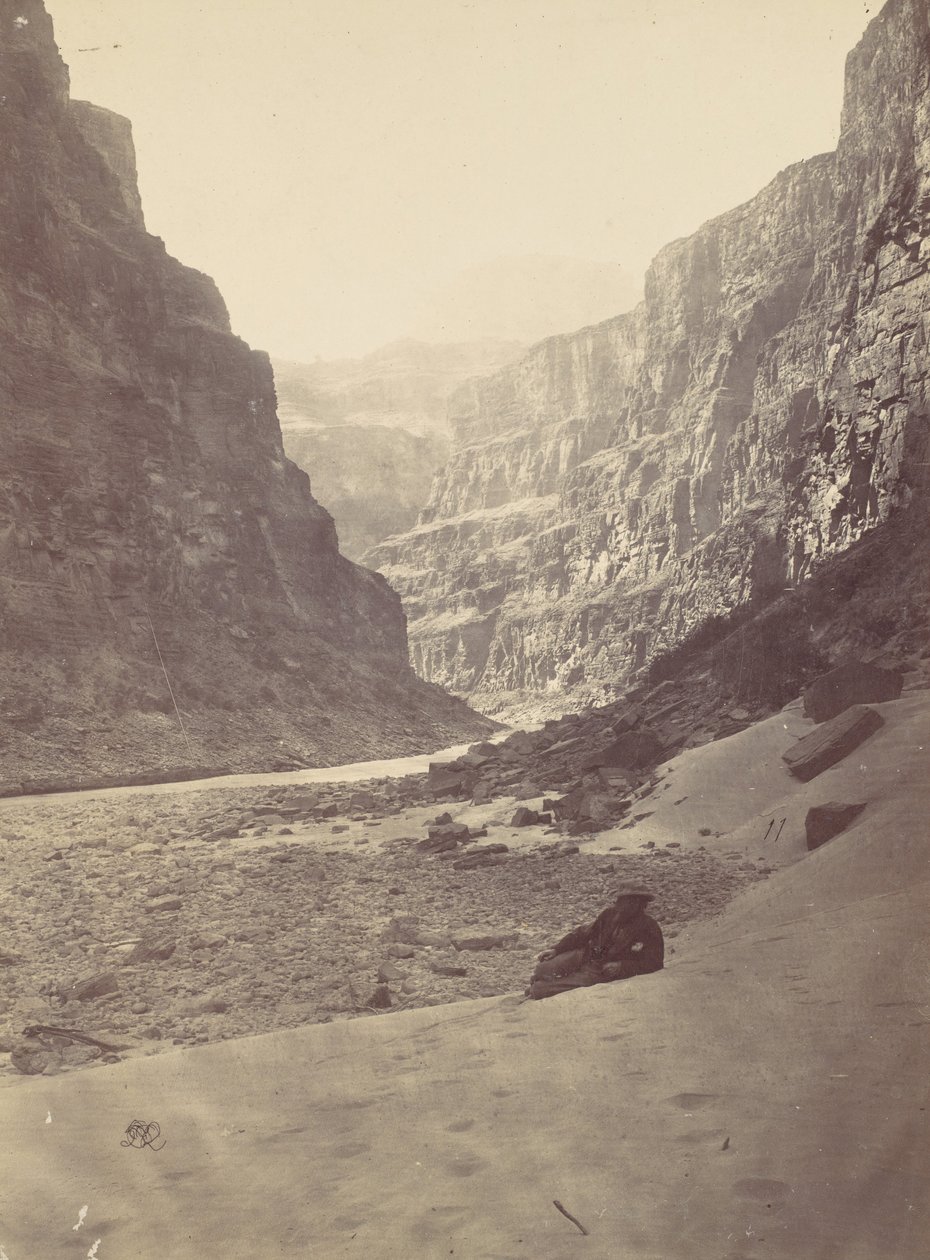 Grand Cañon of the Colorado River, Mouth of Kanab Wash, blickande västerut, 1872. av William H. Bell