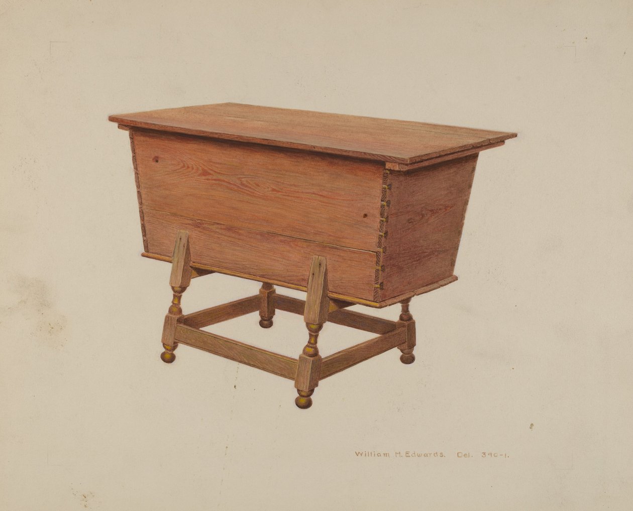 degbehållare, c. 1939. av William H Edwards