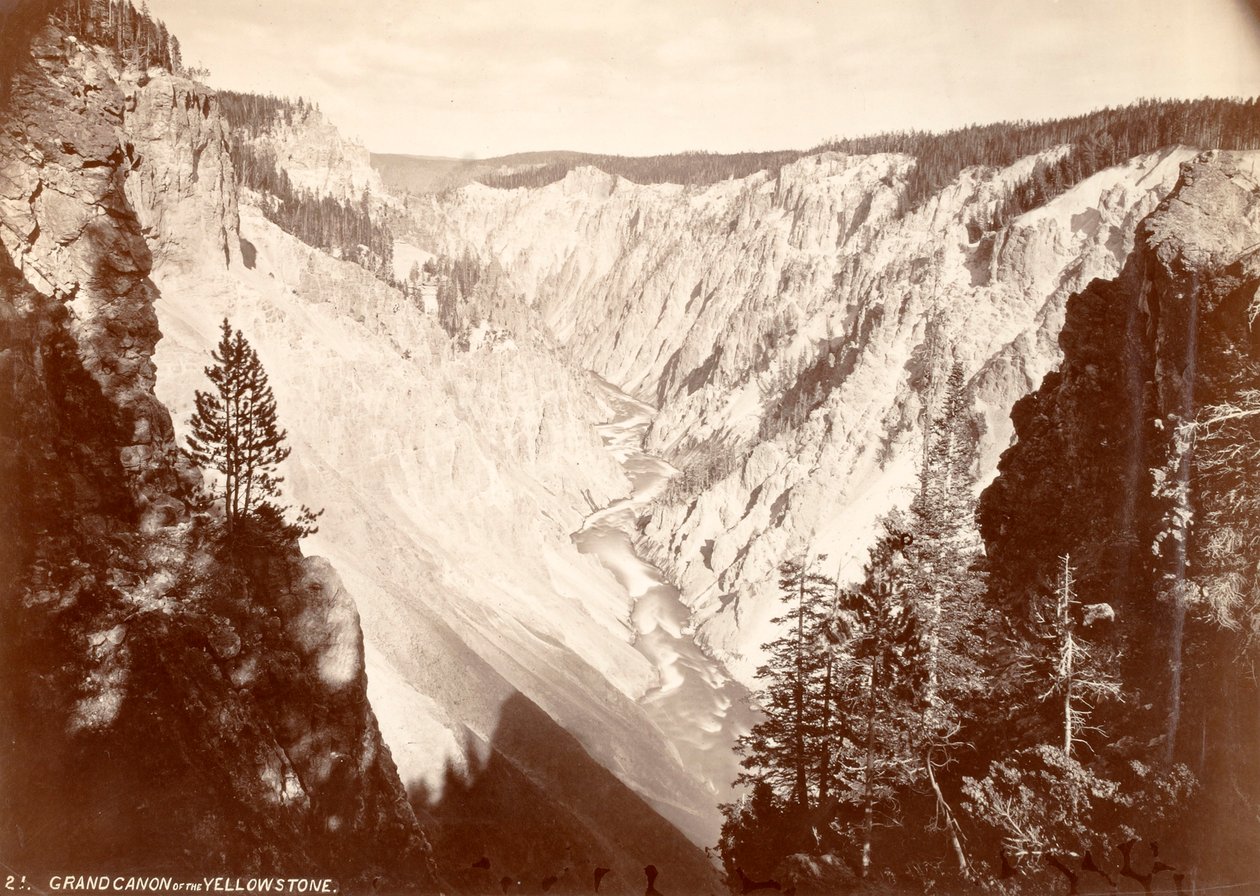 Yellowstone nationalpark av William H. Jackson