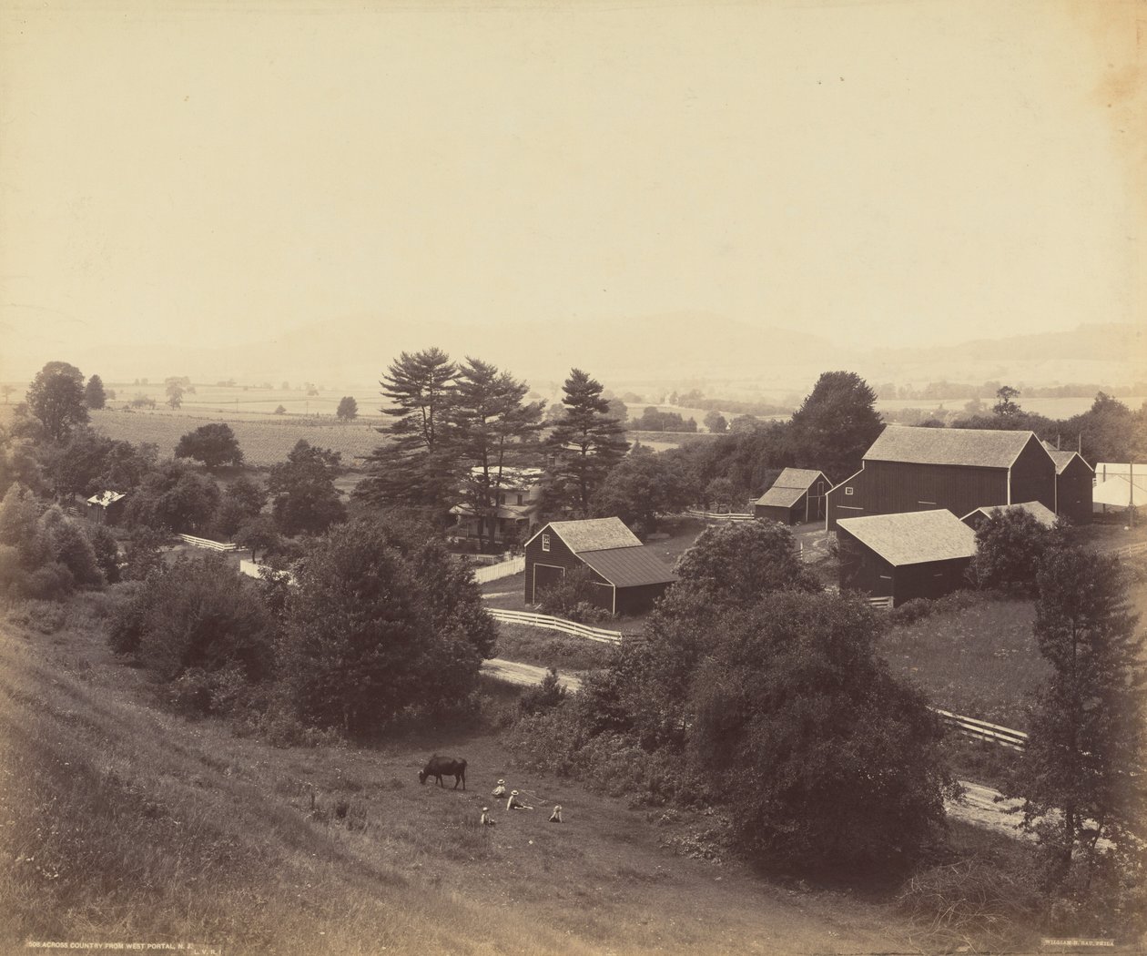 Tvärs över landet från West Portal, N.J. av William H. Rau