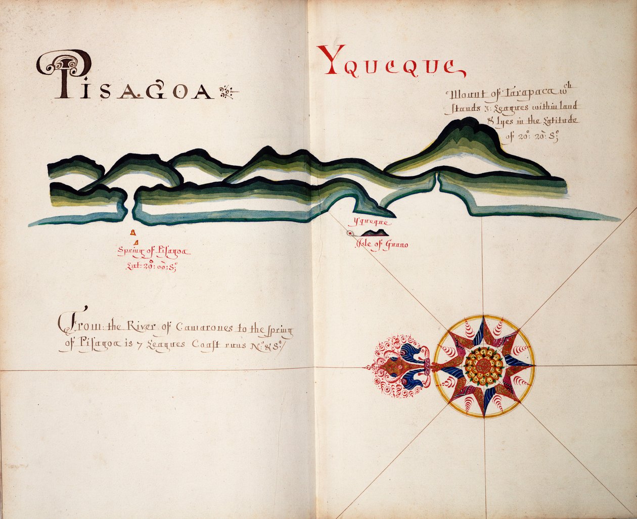 Pisagoa och Yqueque, Chile av William Hack