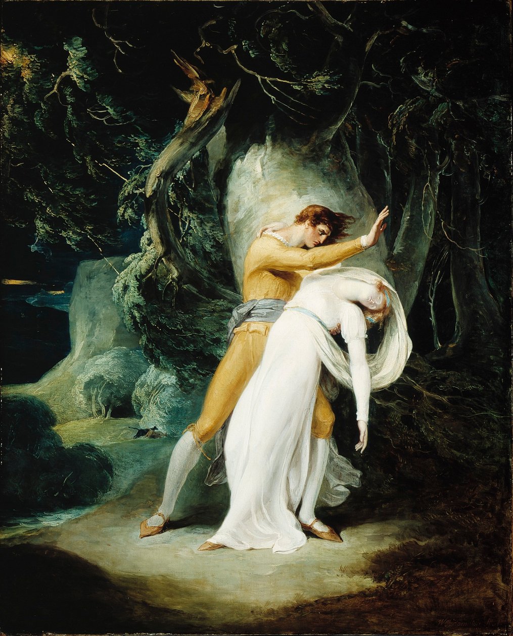Celadon och Amelia av William Hamilton
