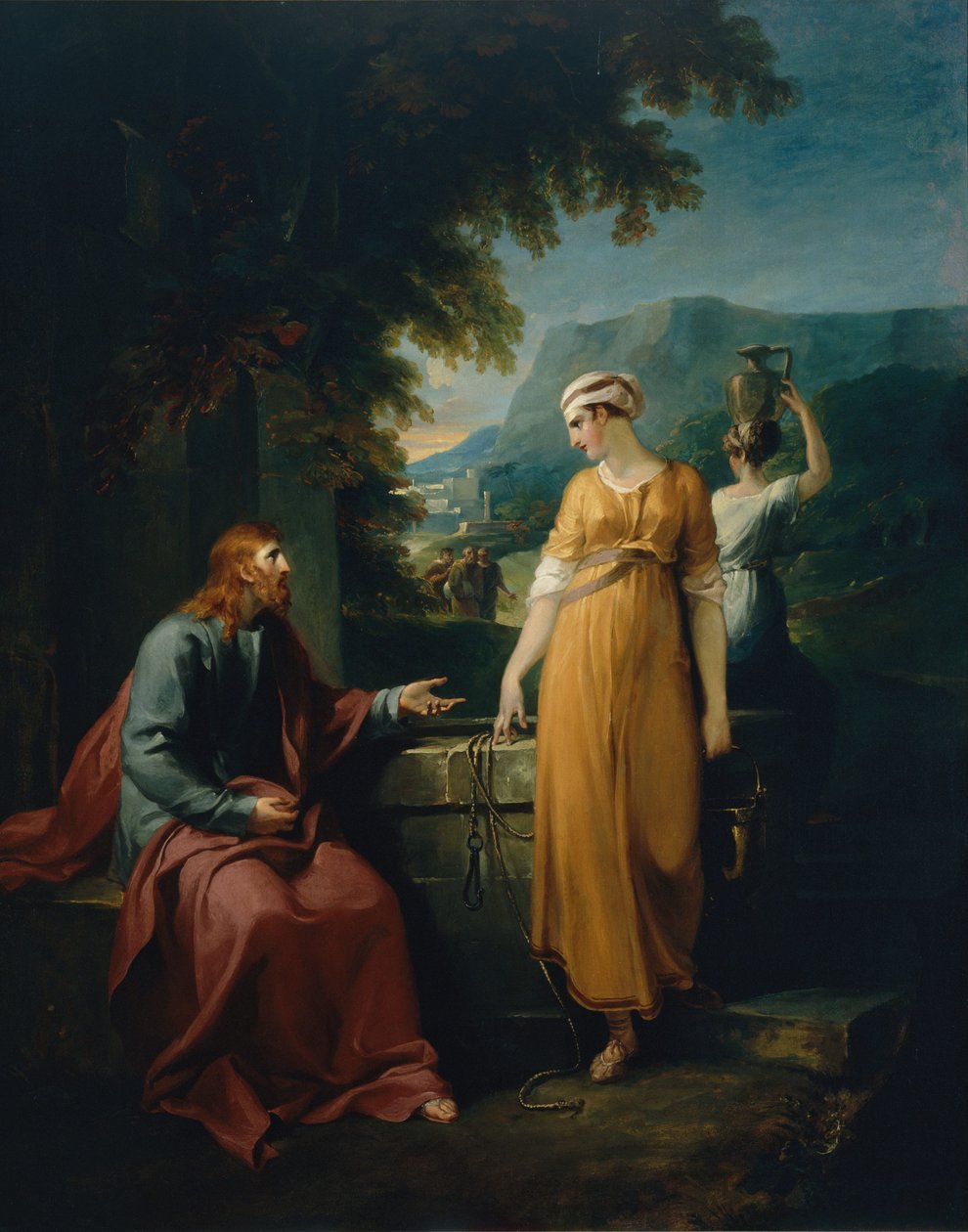 Kristus och kvinnan från Samaria av William Hamilton