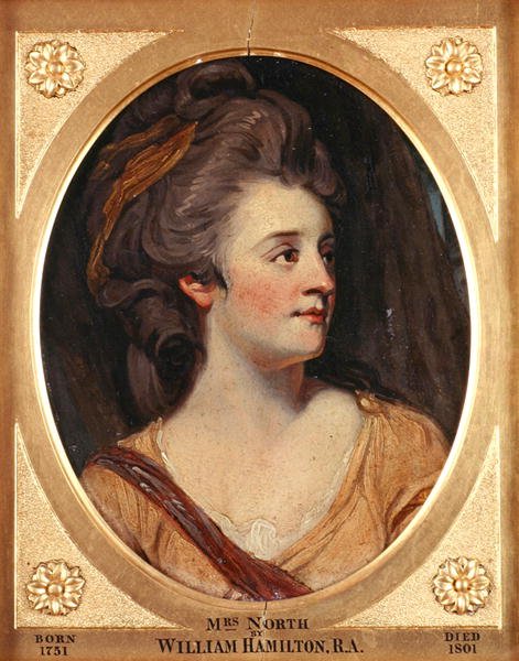 Mrs North (olja på duk) av William Hamilton