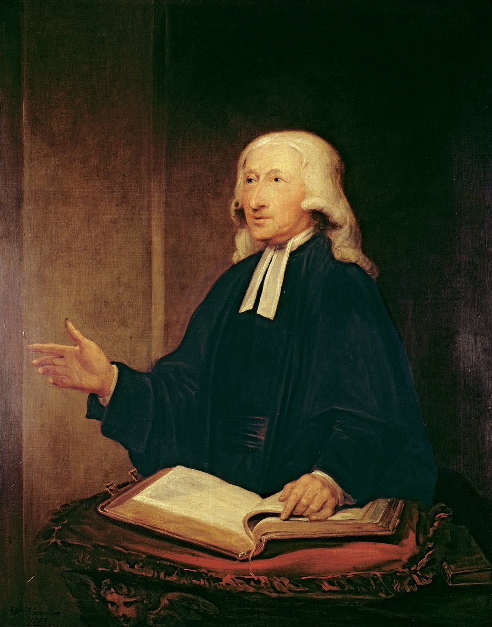 Porträtt av John Wesley (1703-1791) 1788 av William Hamilton