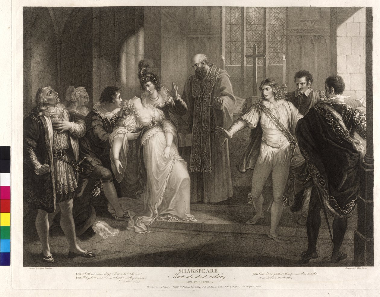 Produktionsdesign William Shakespeare: Mycket väsen för ingenting av William Hamilton