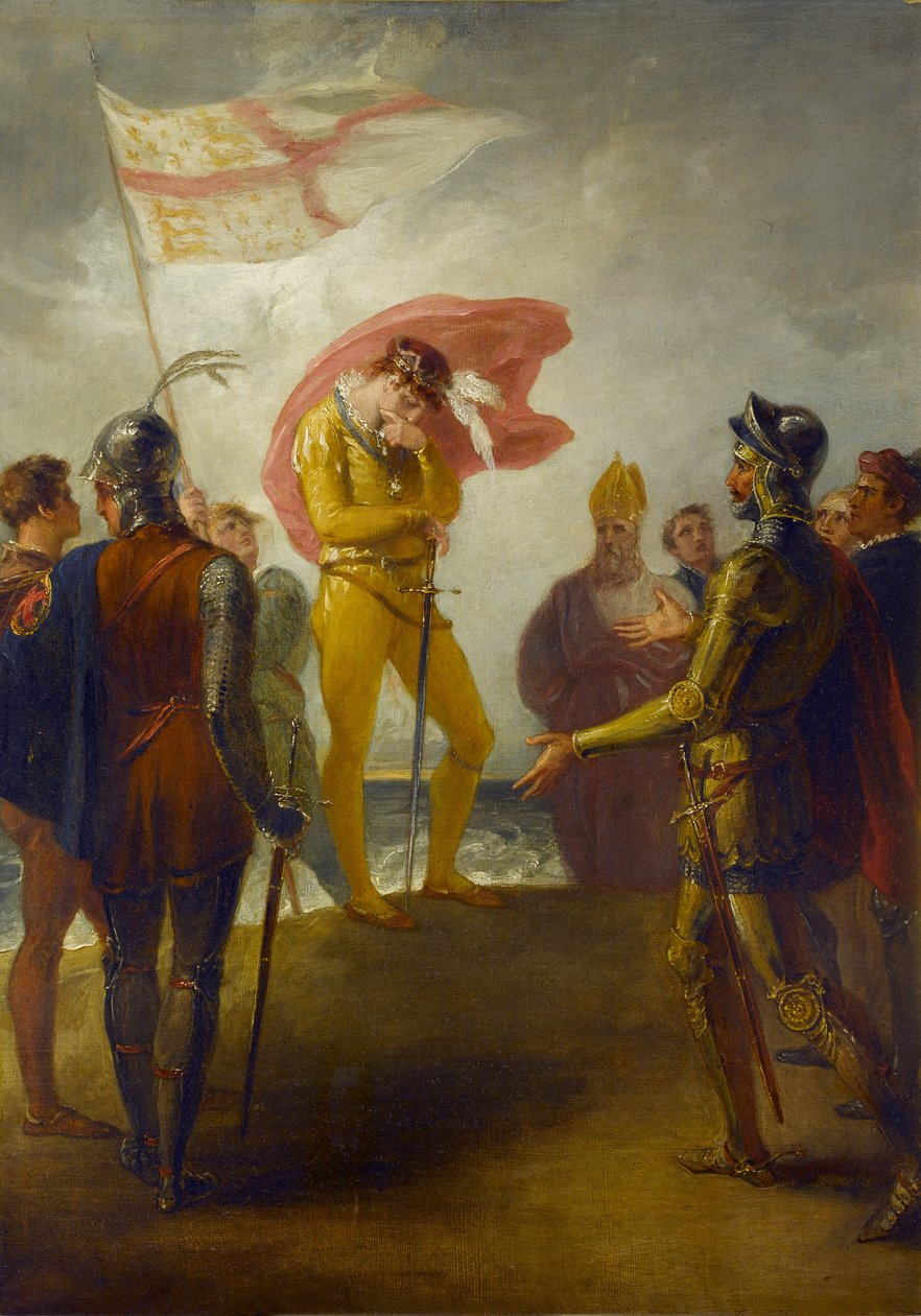 Richard II:s landstigning i Milford Haven, ca 1793-1800 av William Hamilton