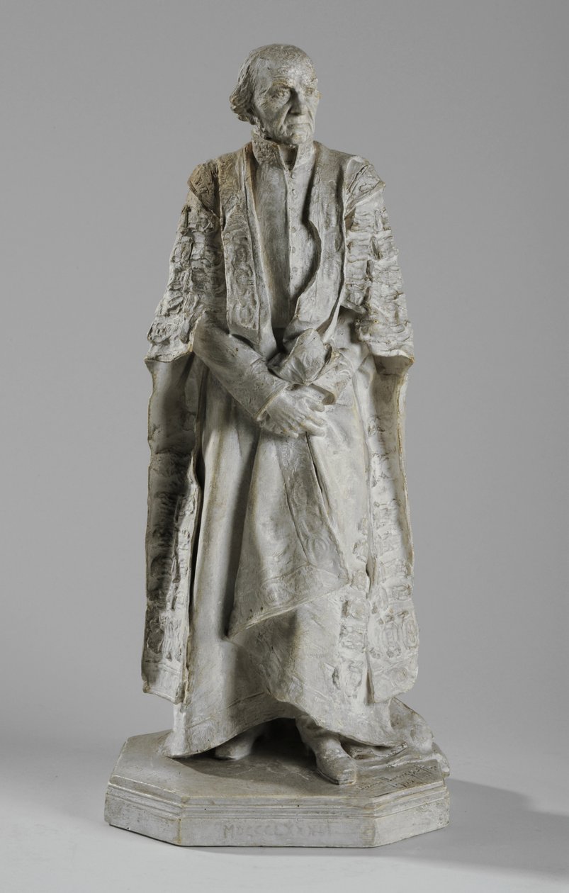 Maquette för statyn av William Ewart Gladstone på The Strand, London, c.1905 av William Hamo Thornycroft