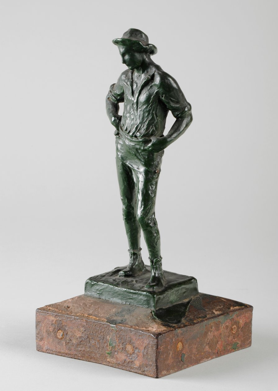 The Mower, ca 1884 (vax) (se även 440211) av William Hamo Thornycroft