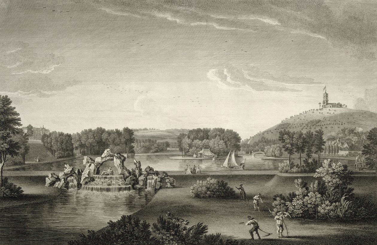 West Wycombe Park, graverad av William Woollett (1735-85) av William Hannan