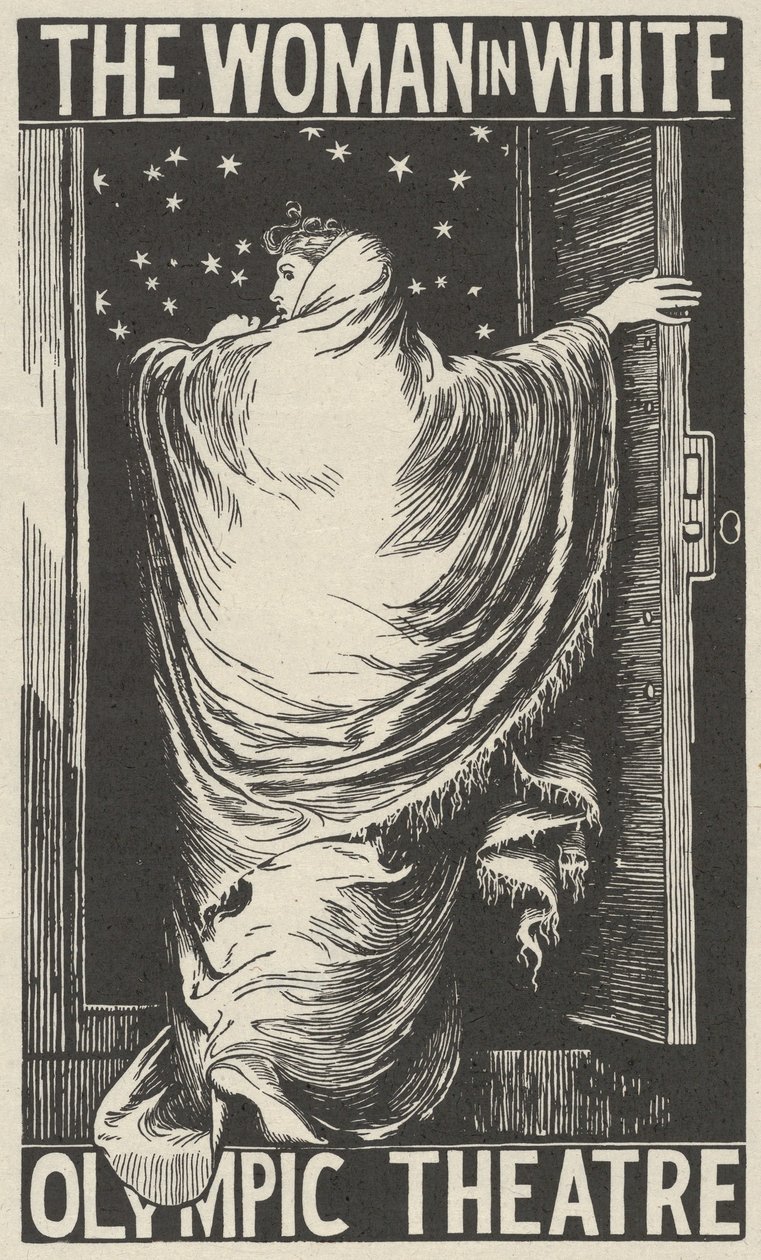 Kvinnan i vitt, 1871. av William Harcourt Hooper