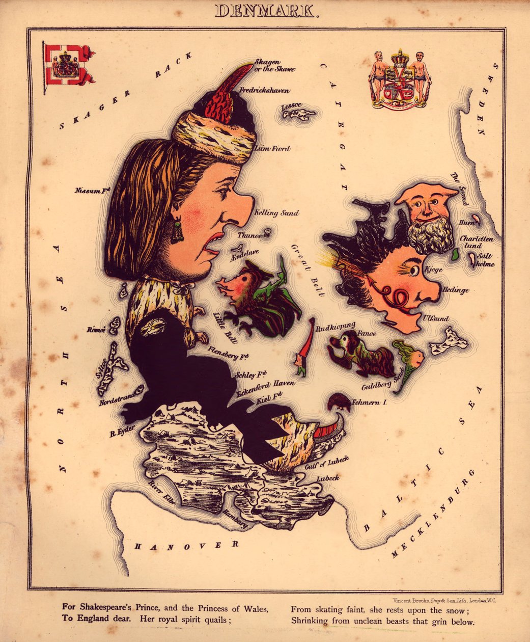 Geographical fun - being humorous outlines of various countries, with an introduction and descriptive lines LOC 84675540-16 av William Harvey