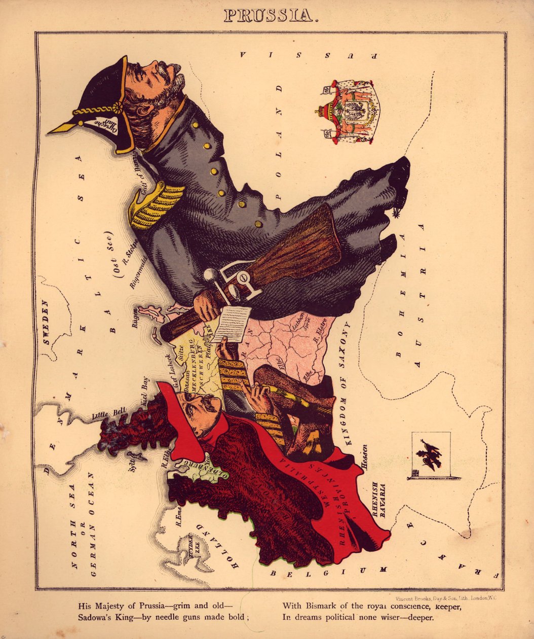 Geographical fun - being humoristic outlines of various countries, with an introduction and descriptive lines LOC 84675540-13 av William Harvey