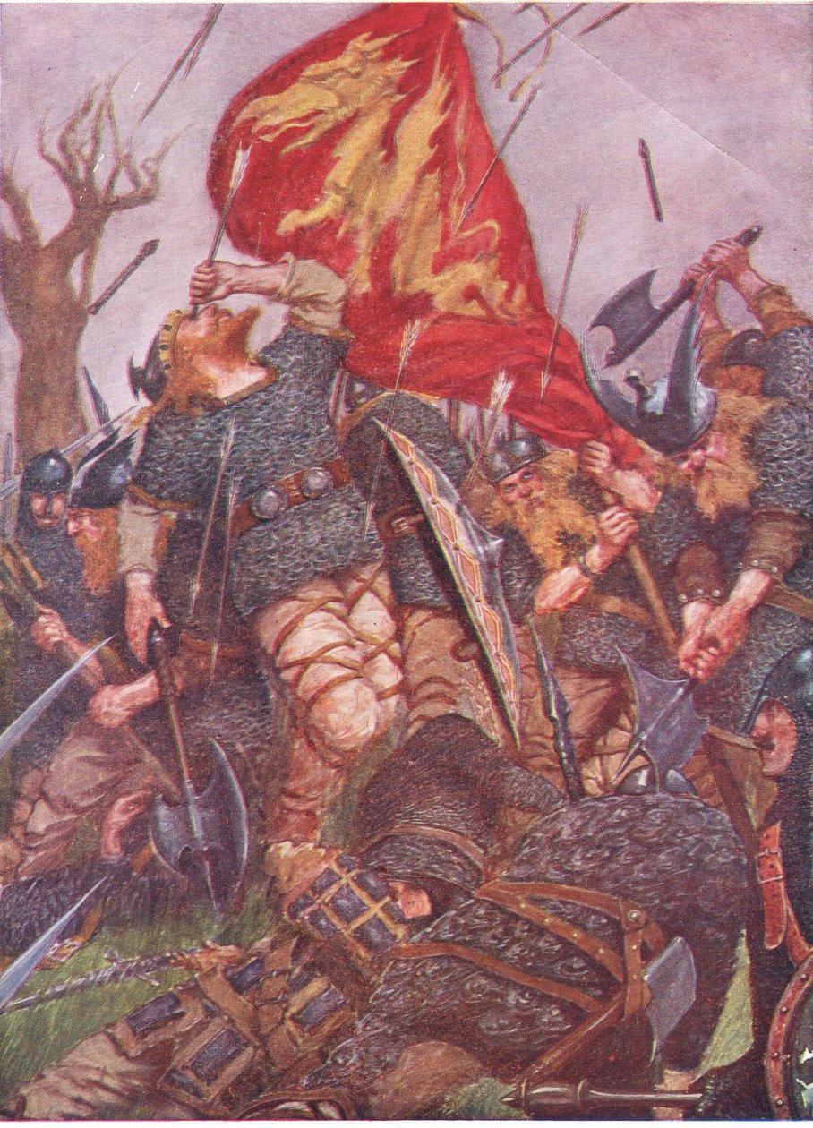 Ett skaft, som föll från himlen, genomborrade hans högra öga av William Hatherell