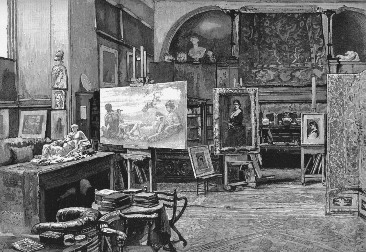 Studion, 1896 av William Hatherell