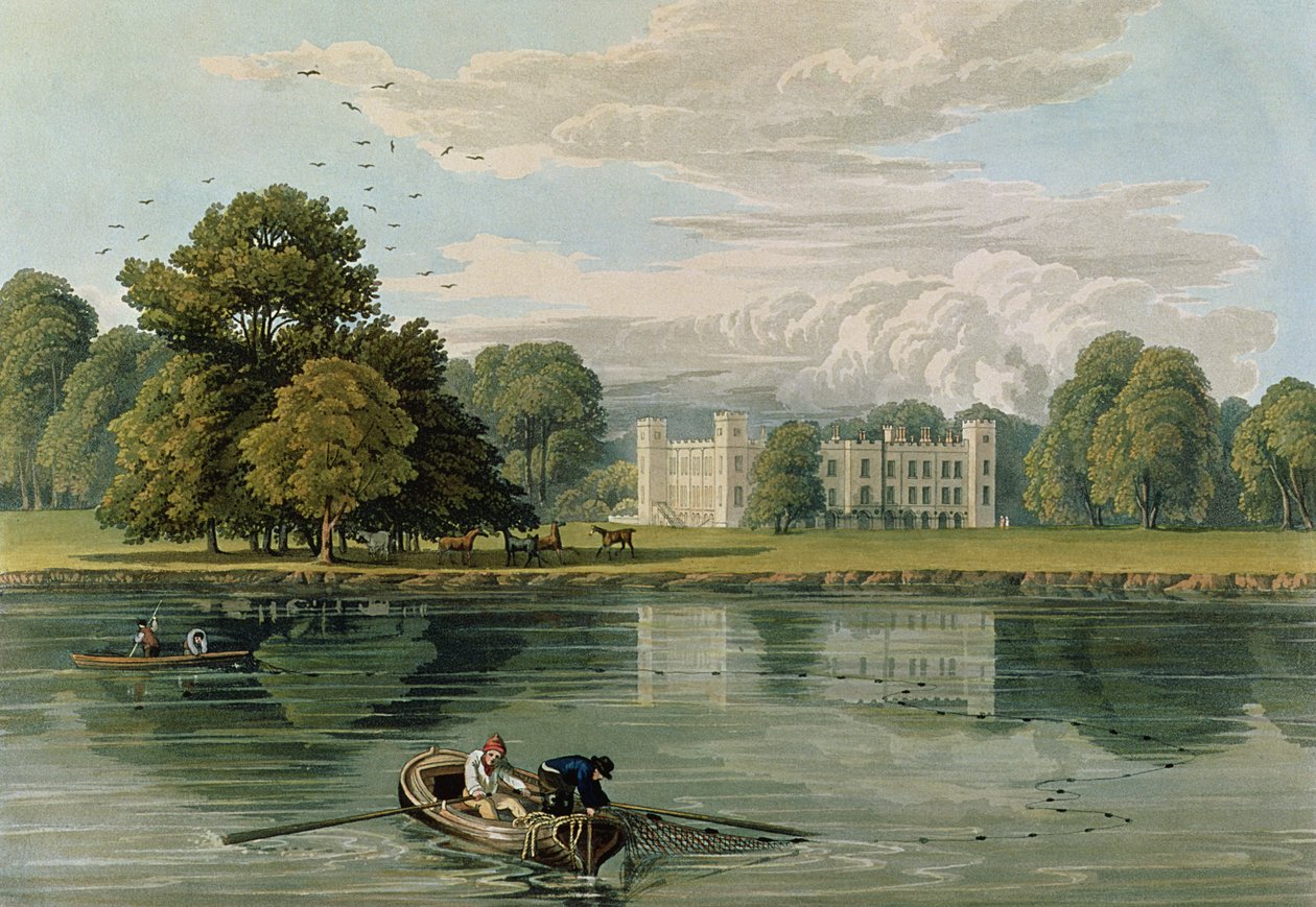 Sion House, graverad av Robert Havell (1769-1832) 1815 (färgstick) av William Havell