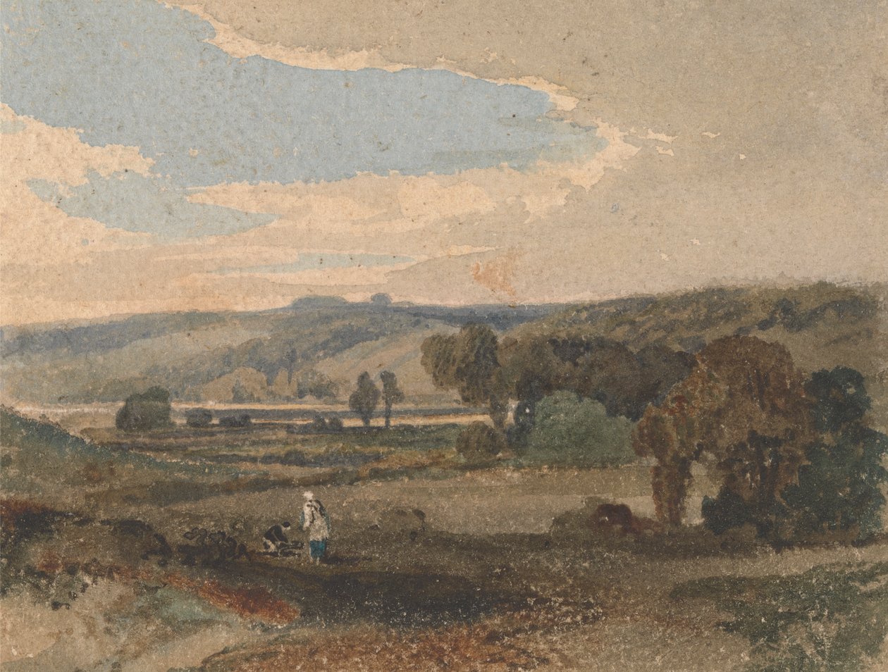 Walesiskt landskap av William Havell