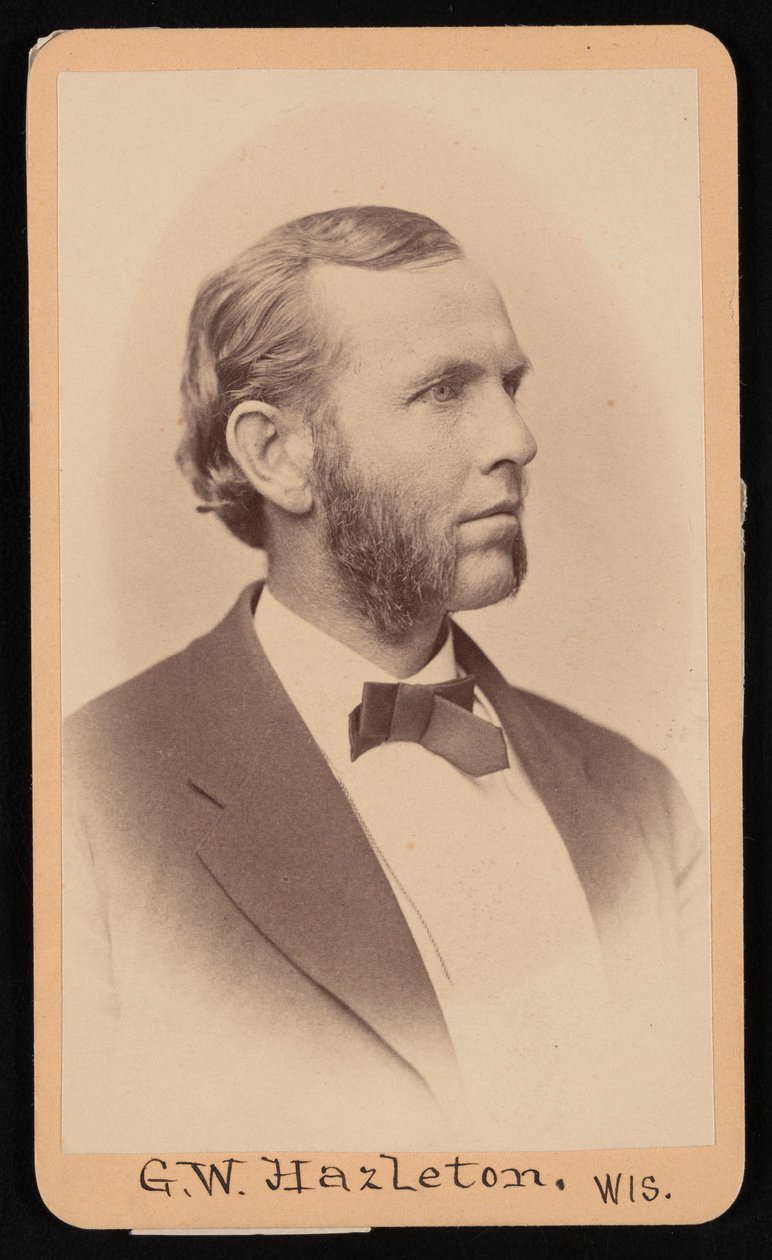 Porträtt av Gerry Whiting Hazleton 1829-1920, före 1876. av William Hayward Sherman