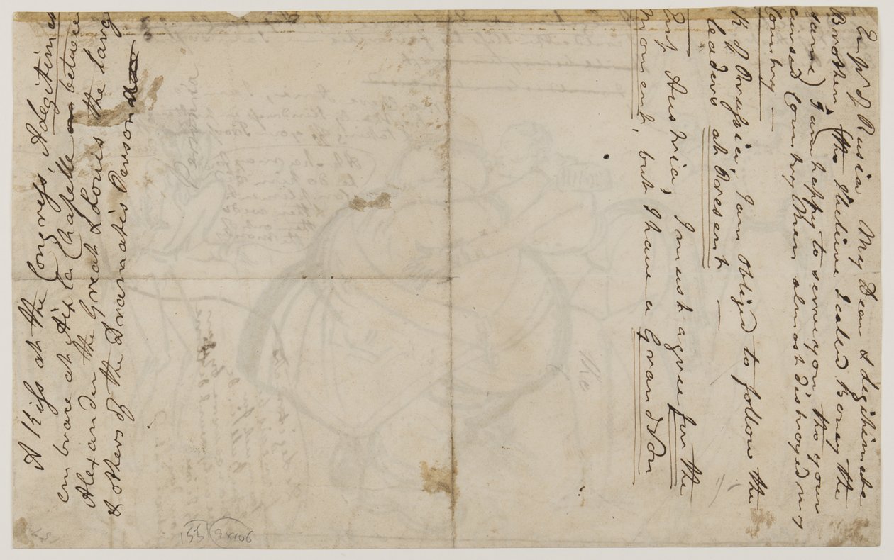En kyss på kongressen, 1818 av William Heath