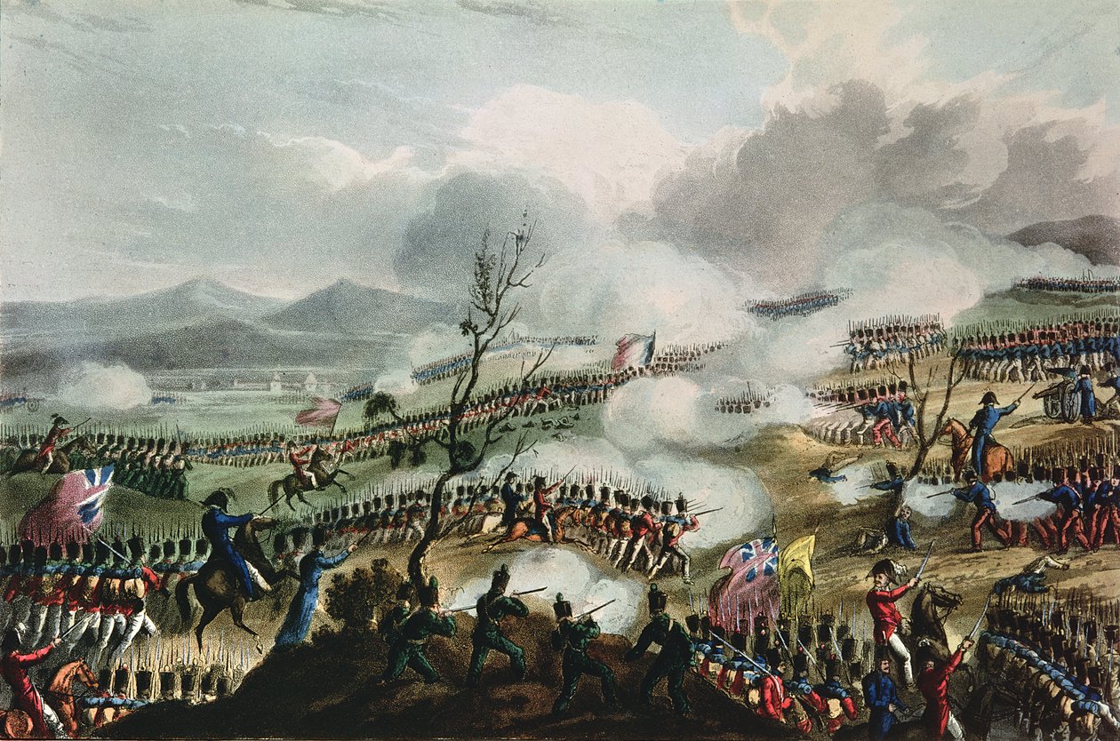 Taua o Nivelle, 10th Novema, 1813, vaneina e Thomas Sutherland, 1813 swed av William Heath
