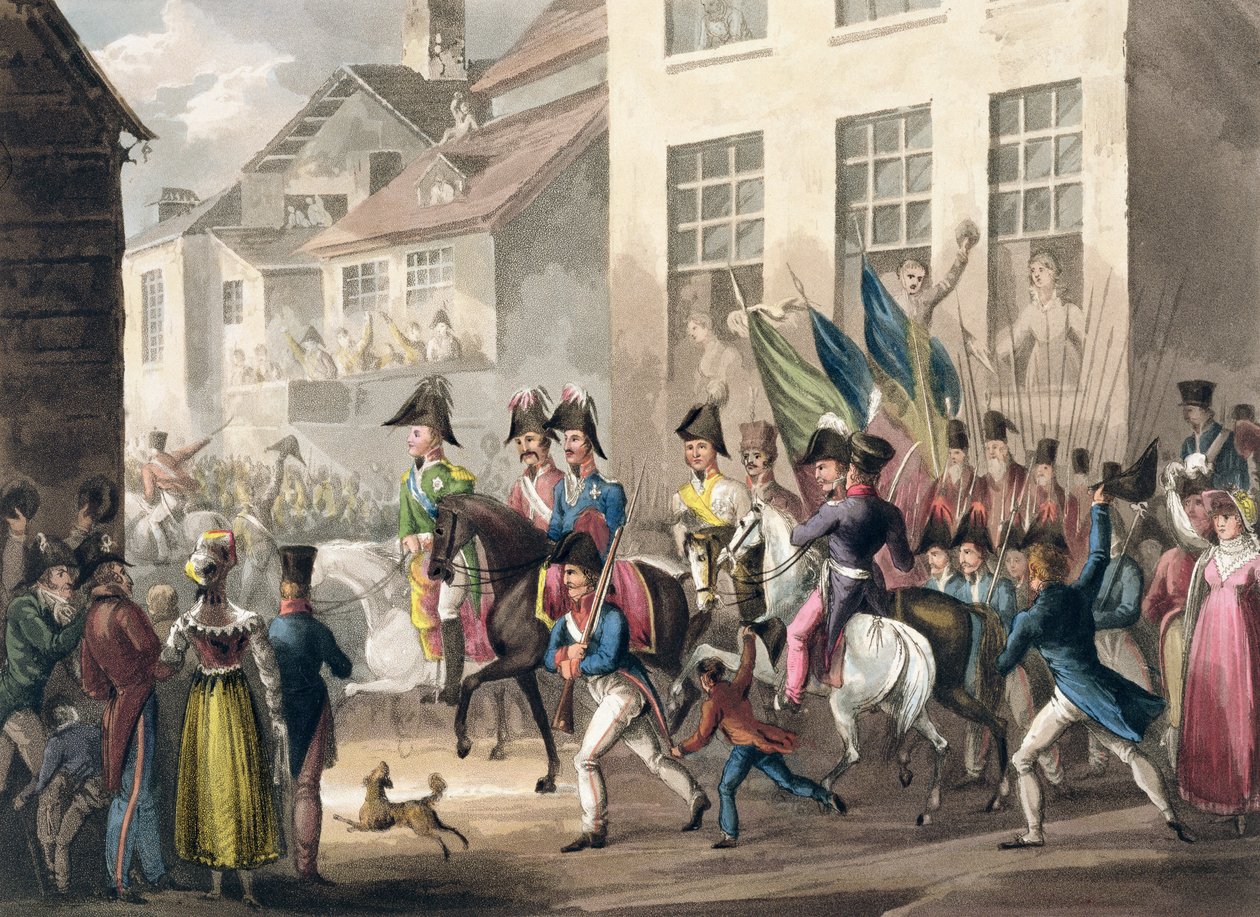 De allierades intåg i Paris, 31 mars 1814, från 