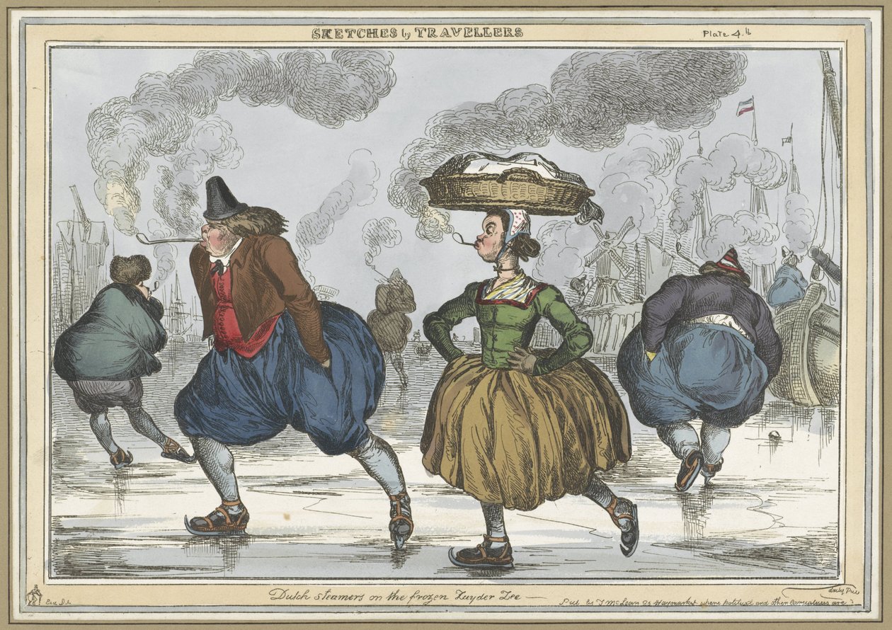 Holländska ångkokare av William Heath