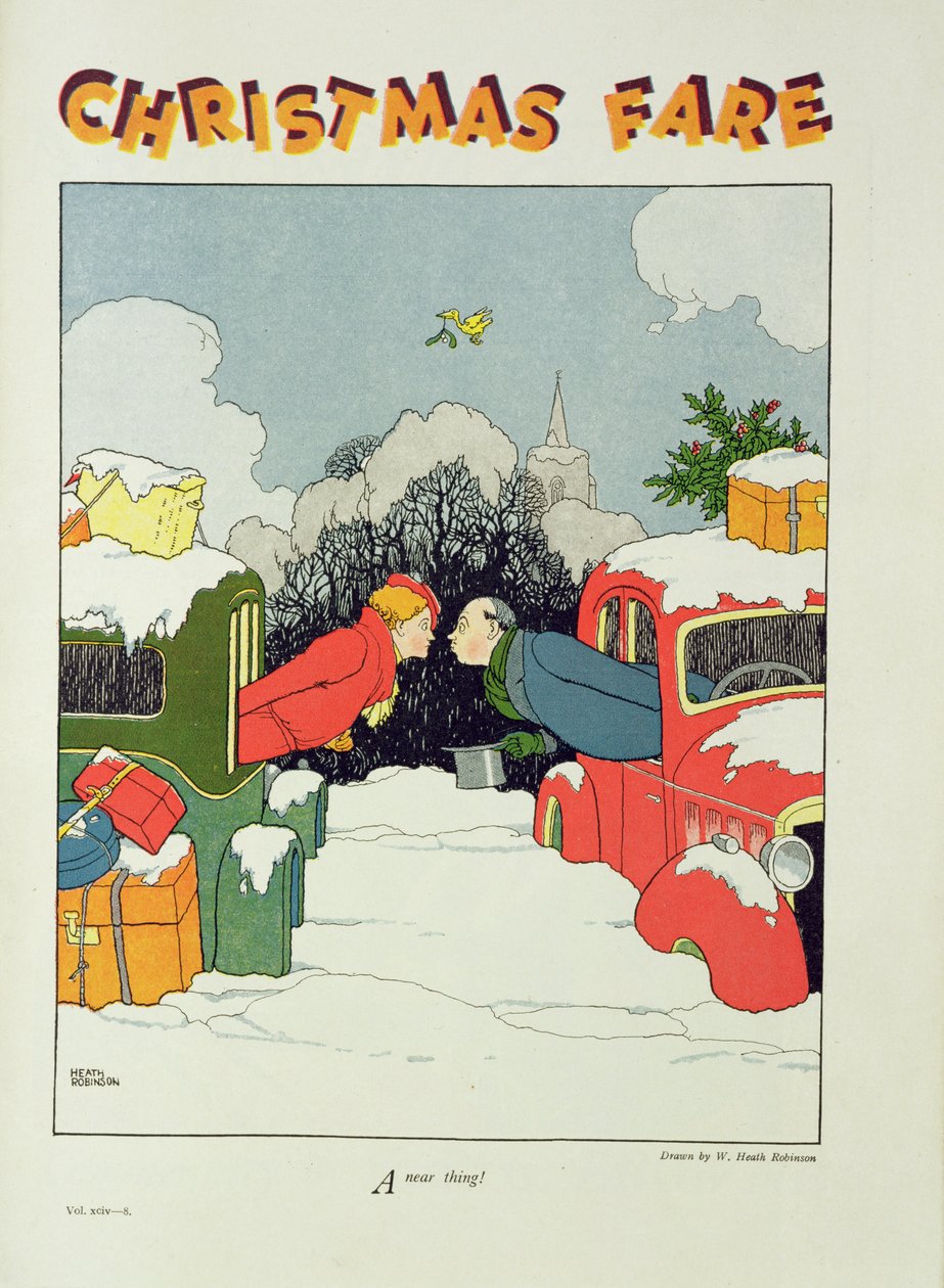En nära sak av William Heath Robinson