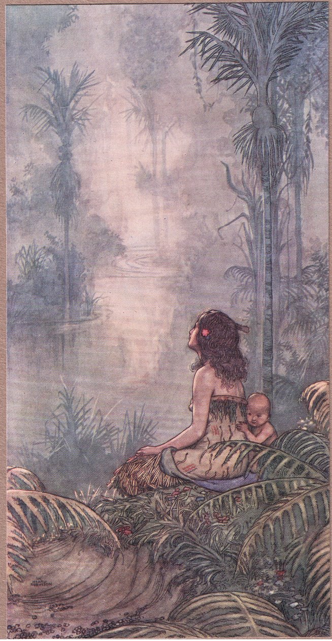 Auckland. Sist, ensammaste, vackraste, utsökta, isär av William Heath Robinson