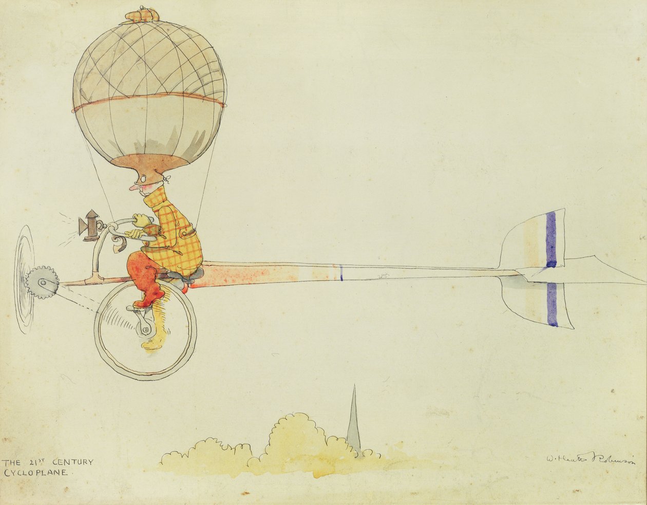 2000-talets cykloplan av William Heath Robinson