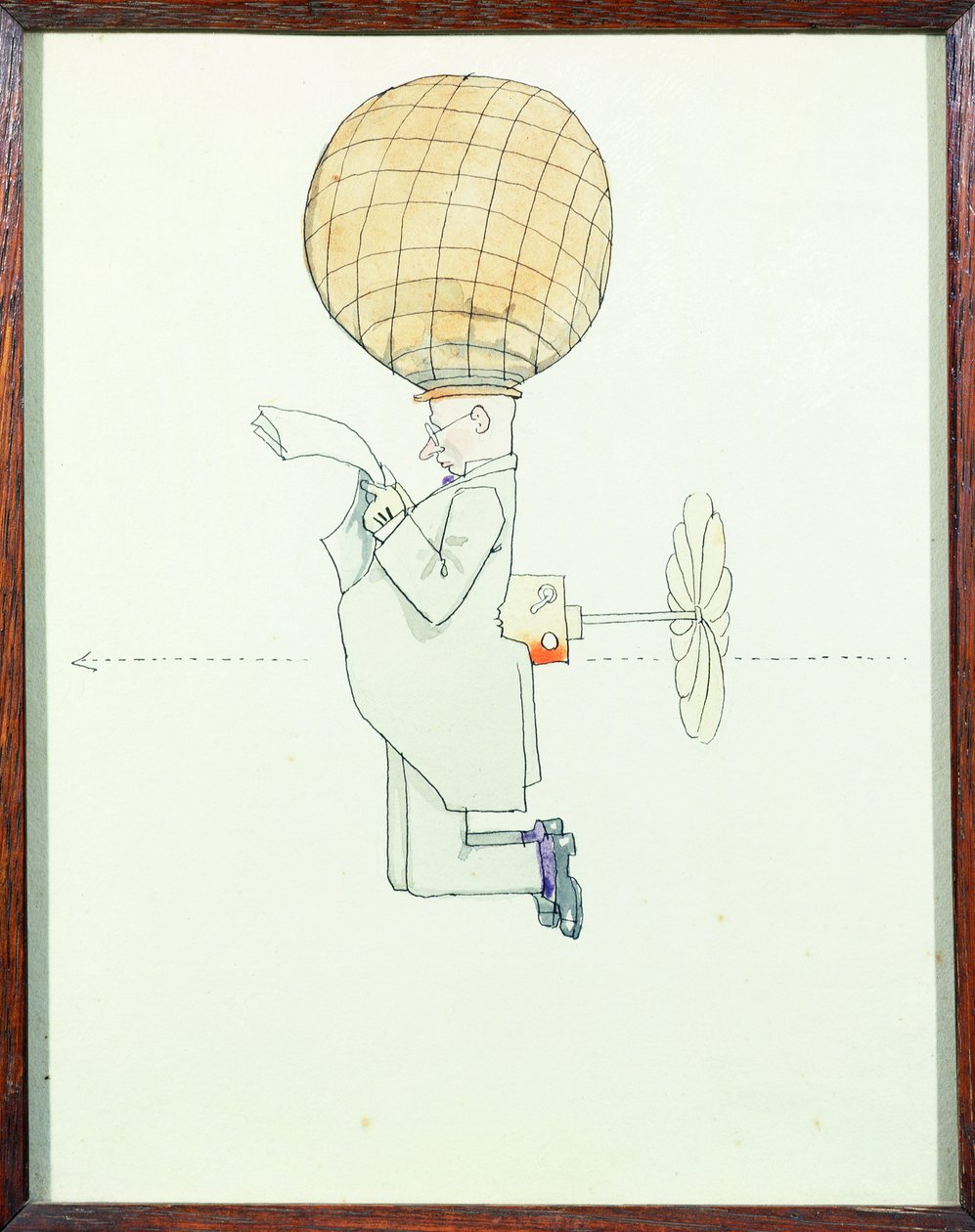 Det personliga flygresesystemet för herrar av William Heath Robinson