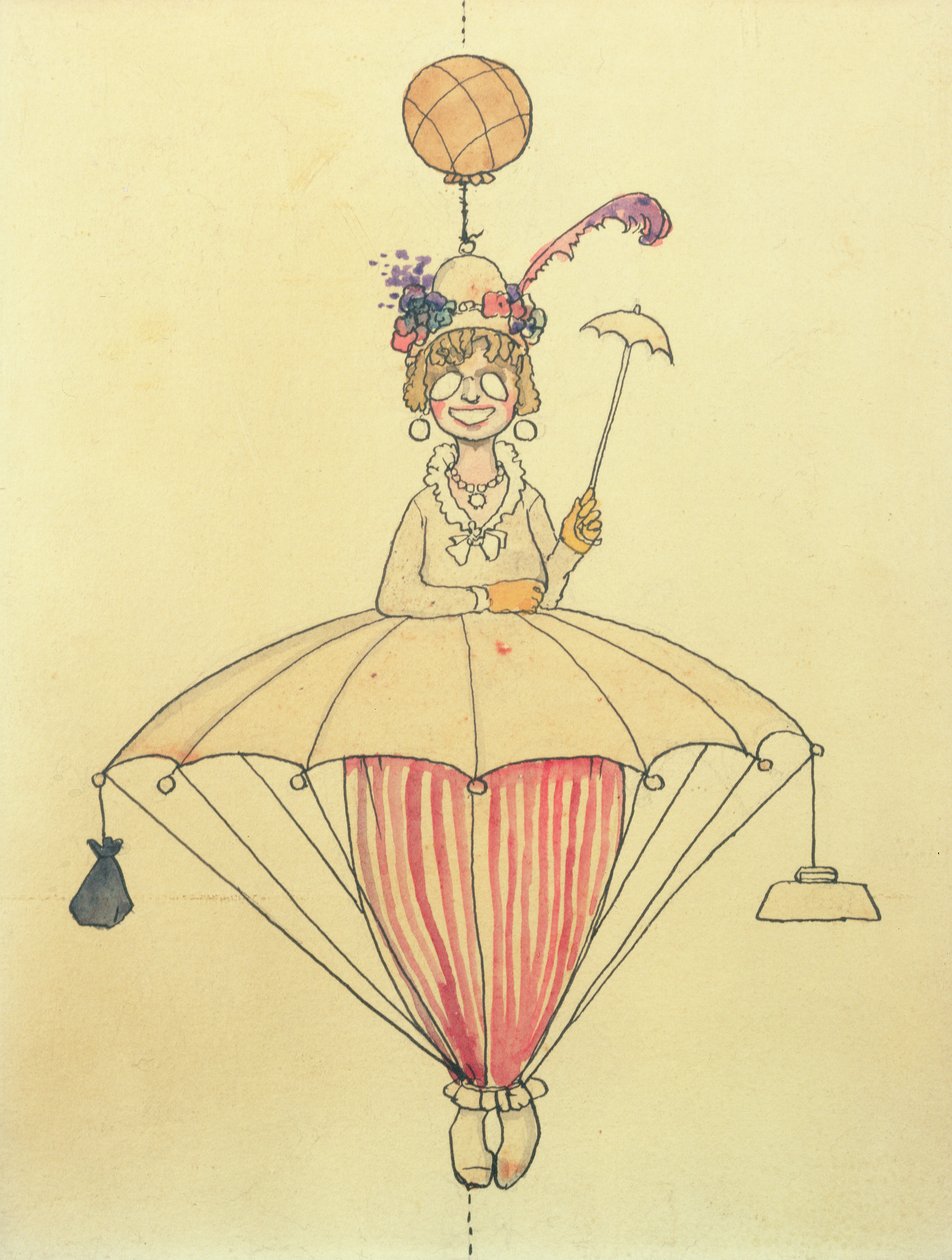 Det personliga flygresesystemet för damer av William Heath Robinson