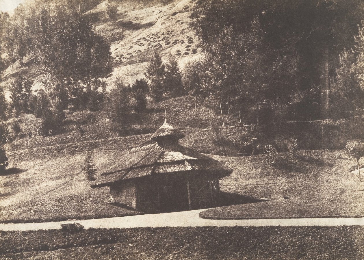 Rustik paviljong i Eaux-Bonnes, 1854. av William Henri Gebhard.