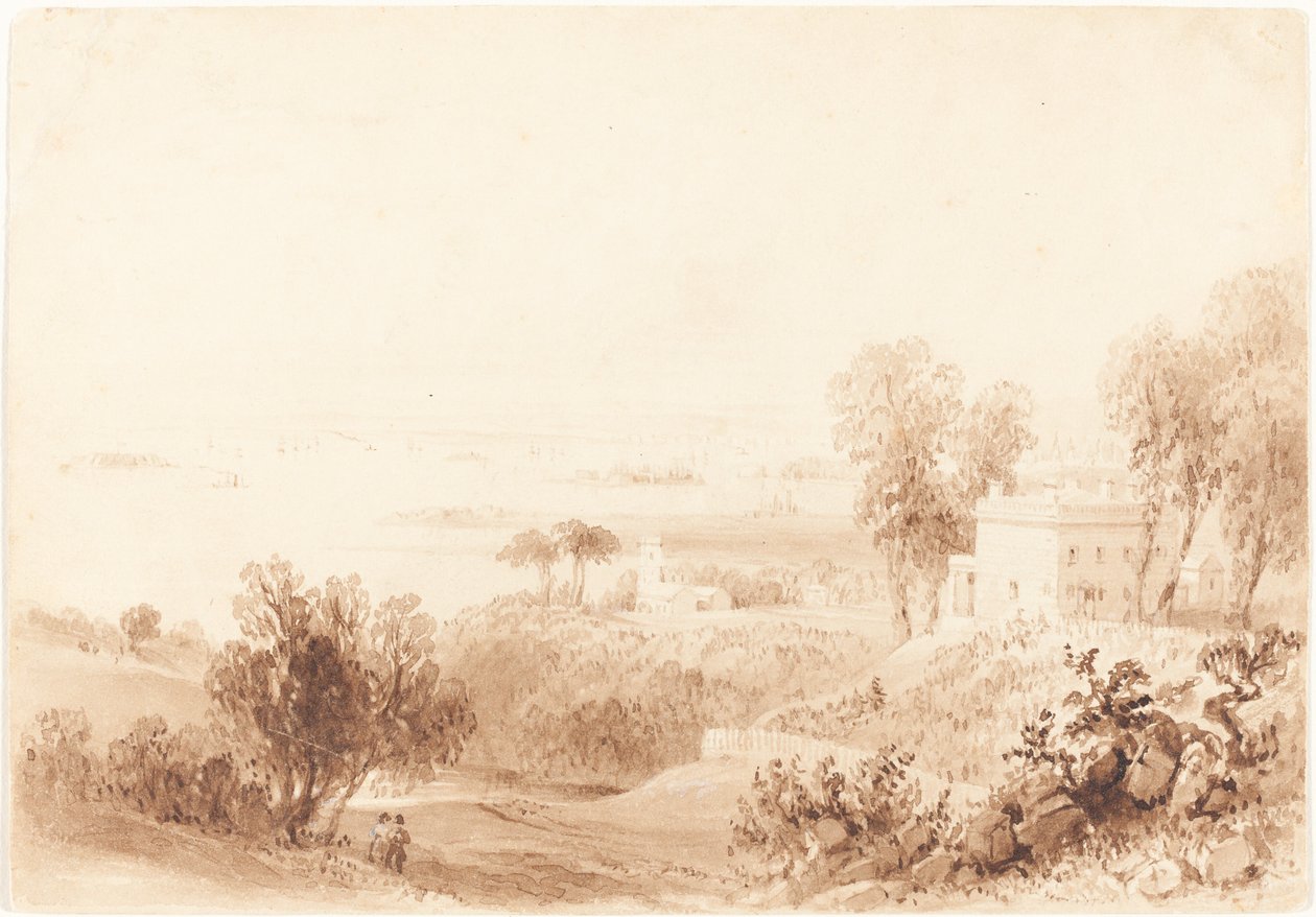 Gowanus Heights, Brooklyn av William Henry Bartlett