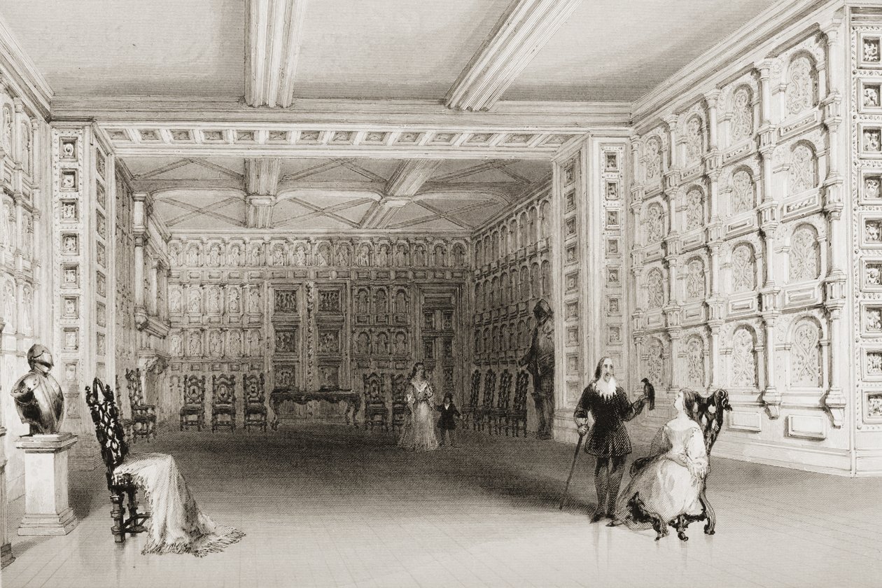 O le Oak Room, Malahide Castle, County Dublin, Aialani, mai le 